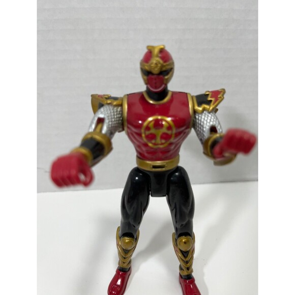 Power Rangers Ninja Storm Crimson Thunder Tri Battlized 5”  Action Figure - Picture 3 of 5